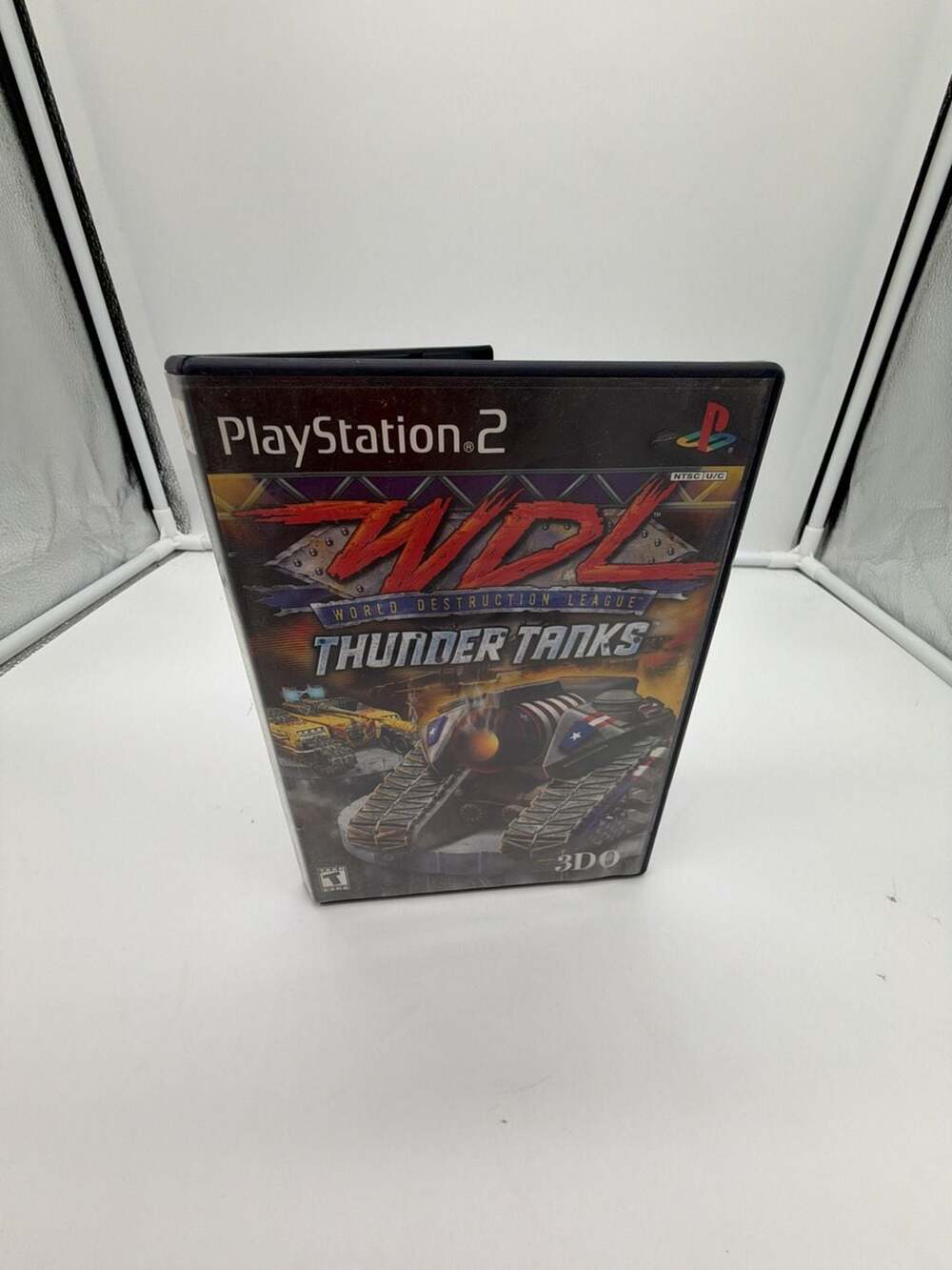 WDL World Destruction League Thunder Tanks PlayStation 2 PS2 Game (tested)